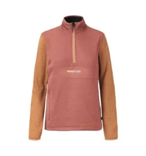 Sudadera Picture Tahita 1/4 Grid Fleece (Cedar Wood) Mujer