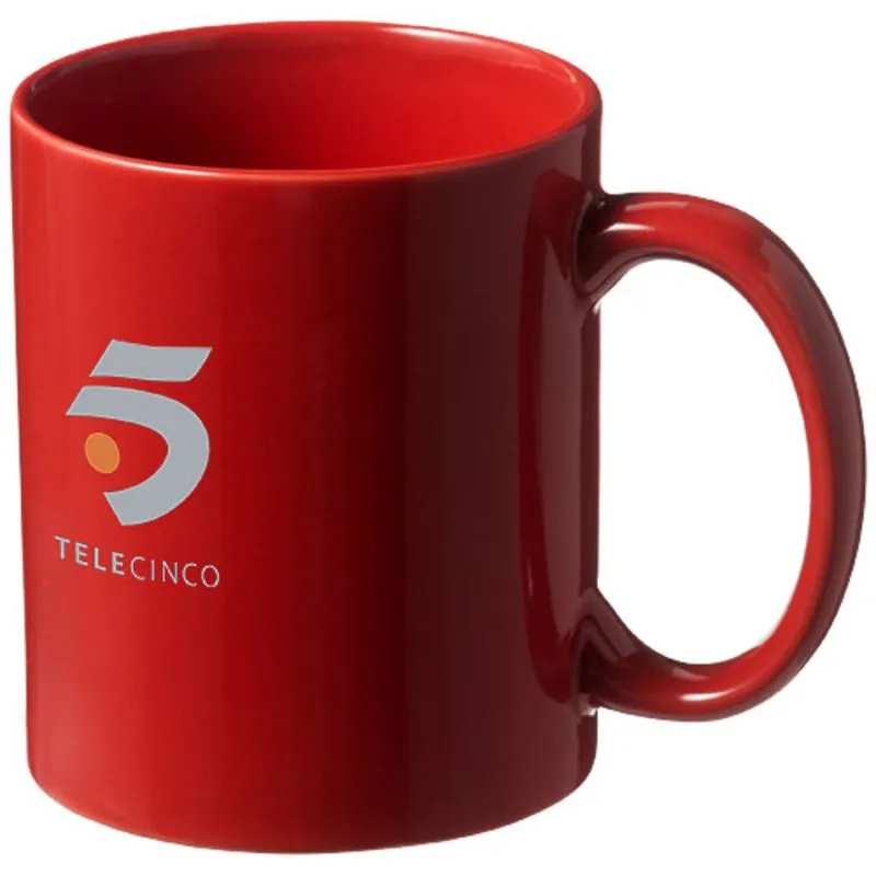 Taza promocional en varios colores de 330 ml Santos