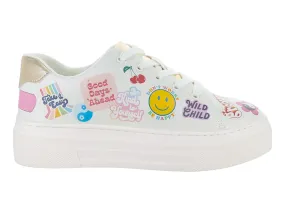 Tenis Steve Madden Jbehap Blanco Para Niña