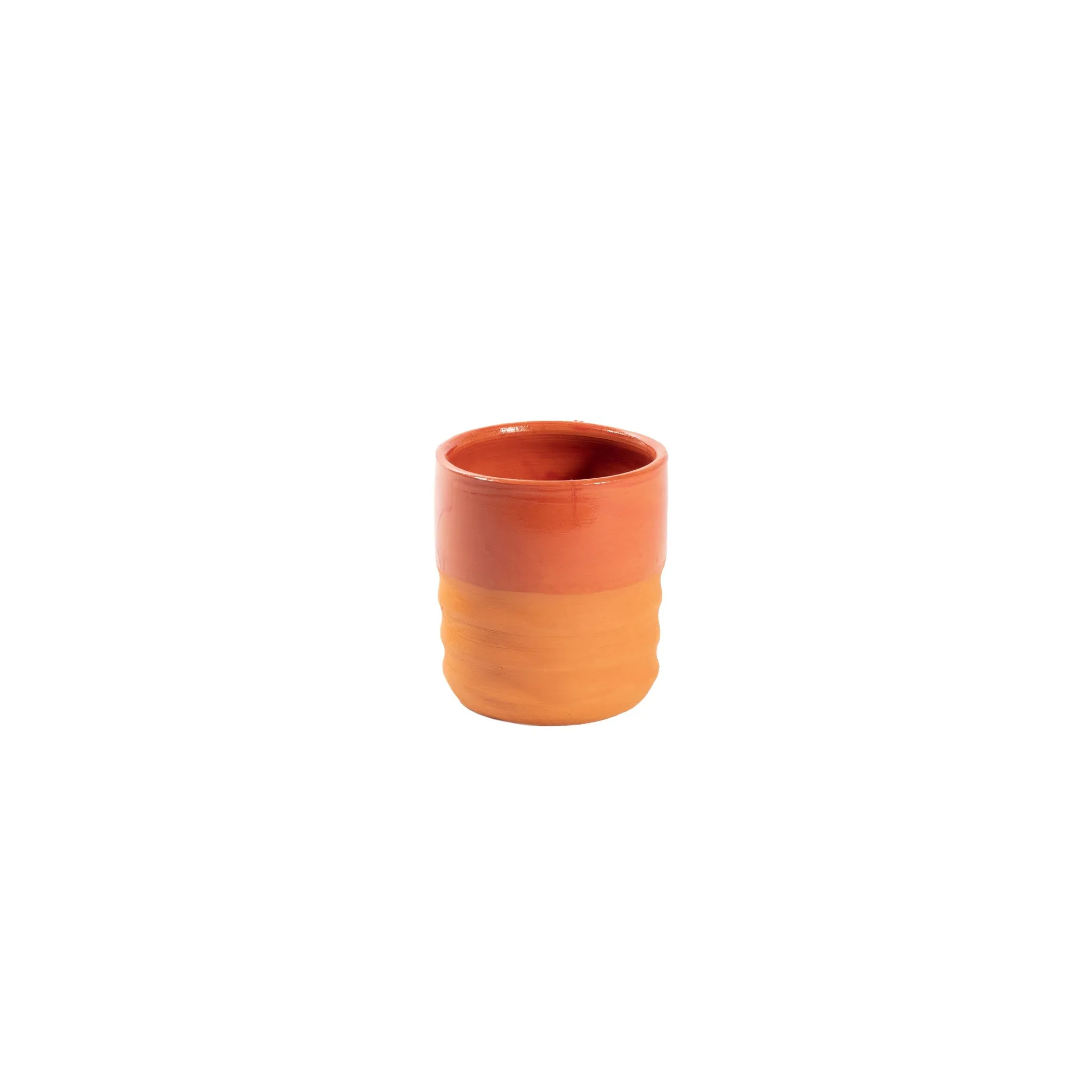 Vaso de barro de colores