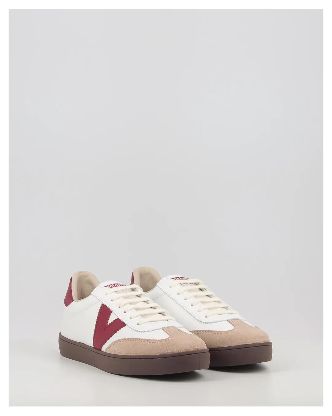 Victoria Zapatillas Victoria BERLIN CICLISTA EFECTO PIEL & SERRAJE 1126201 granate