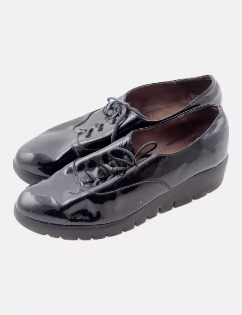 Wonders Zapato negro charol