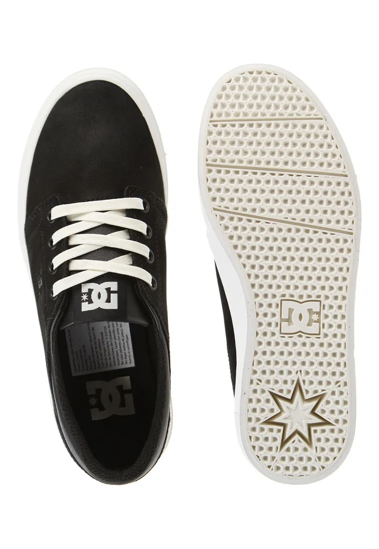 ZAPATILLA DC SHOES TRASE PLATAFORMA SE NEGRO GAMUZA