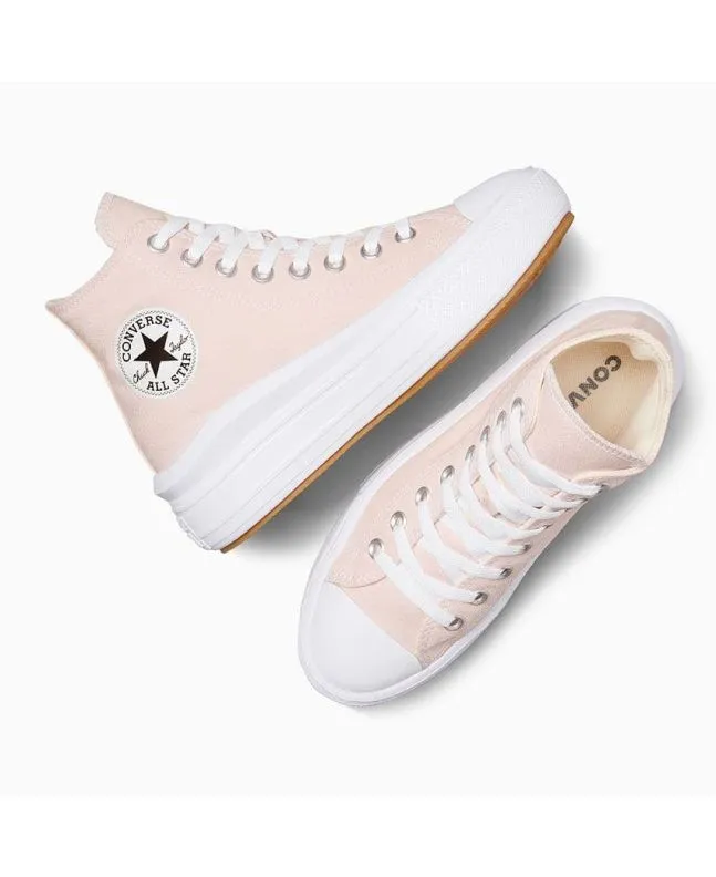 Zapatillas Converse Chuck Taylor All Star Move Platform High Top Rosa-Blanco