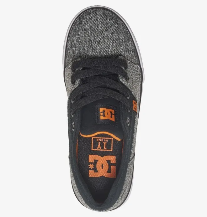 Zapatillas DC SHOES para niño TONIK TX SE BLACK/GREY (BGY) Ref. ADBS300263 negra/gris