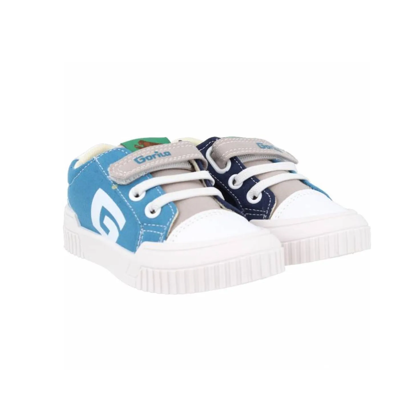 Zapatillas De Lona Azul De Niño Gorila 27335-24 (tallas De 24 A 32)