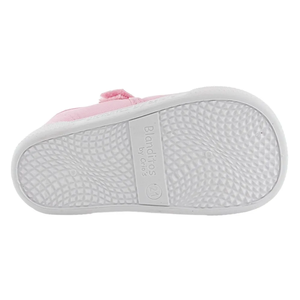 Zapatillas de lona barefoot Blanditos Limón Rosa