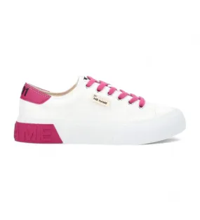 Zapatillas de lona Reset blanco, rosa