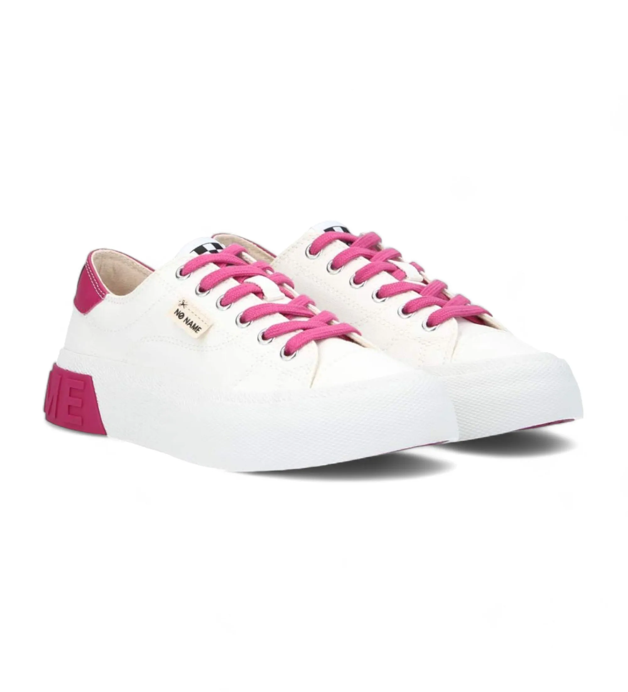 Zapatillas de lona Reset blanco, rosa