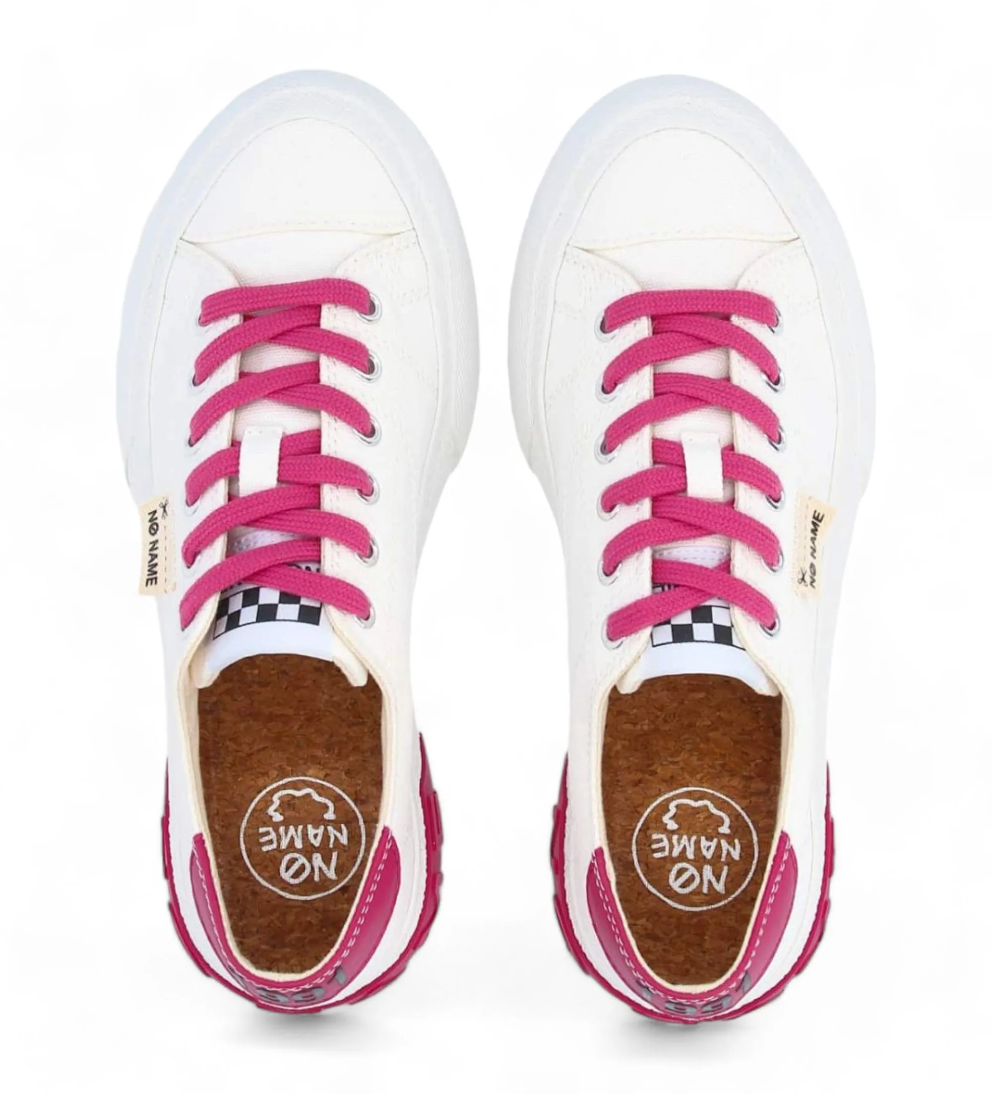 Zapatillas de lona Reset blanco, rosa