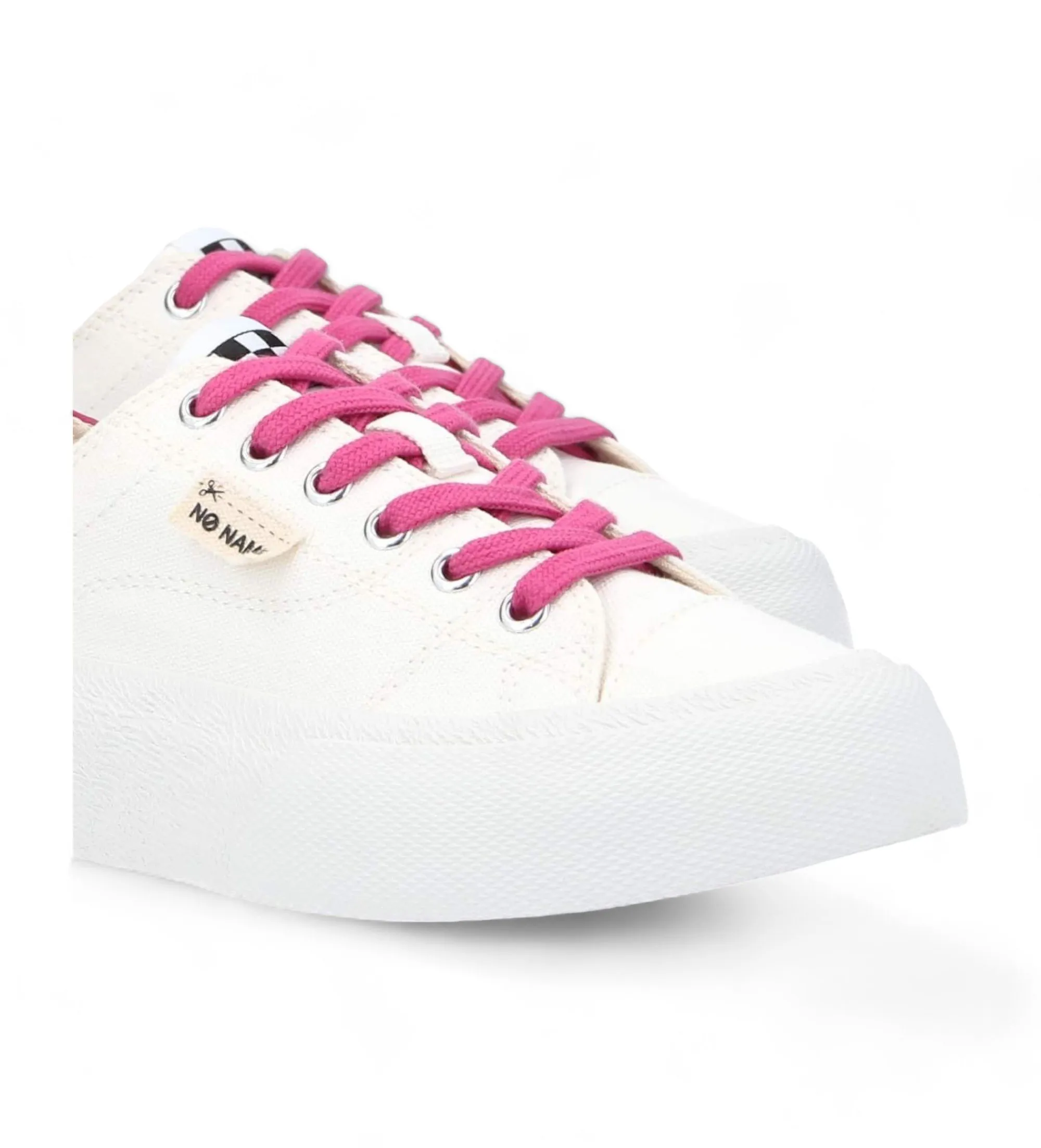 Zapatillas de lona Reset blanco, rosa