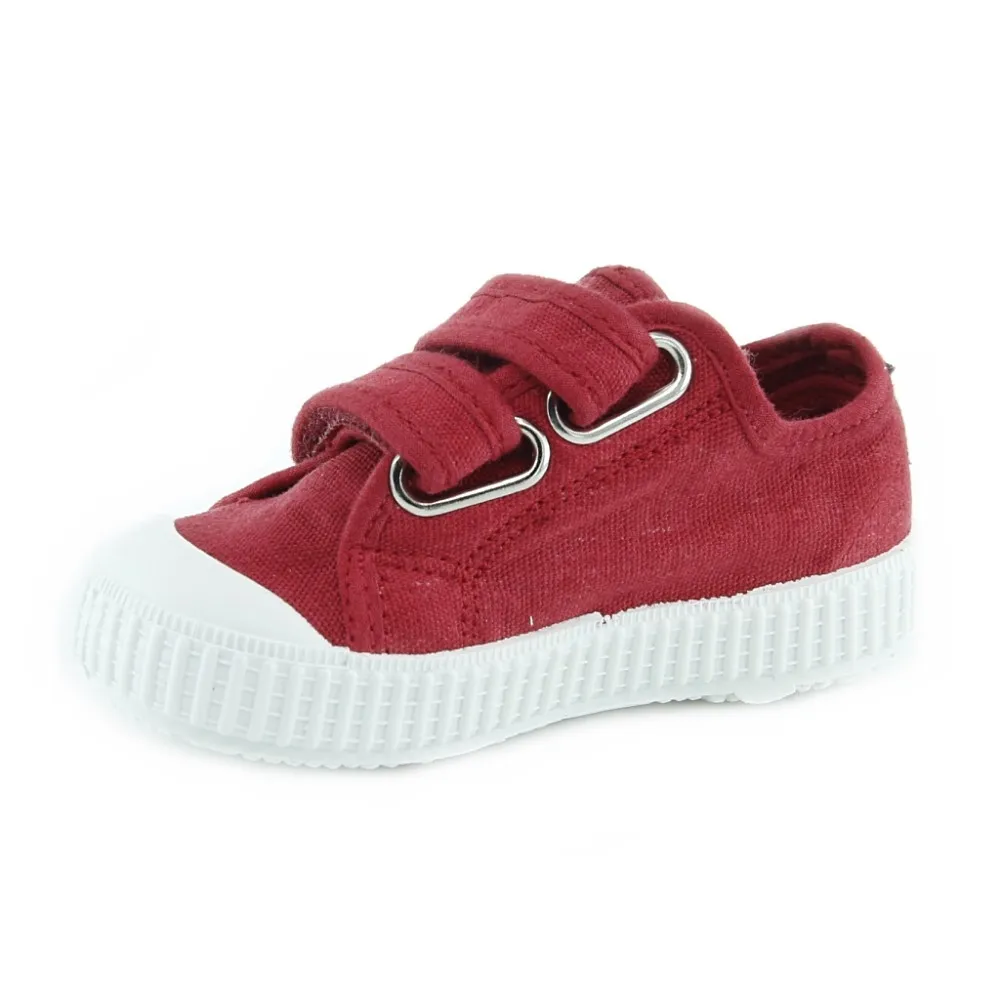 Zapatillas de lona Zapy velcros Rojo