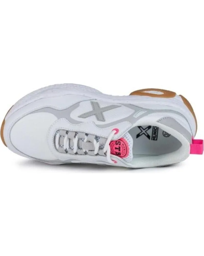 Zapatillas deporte MUNICH  de Mujer ZAPATILLAS MUJER SABBIA 02 BLANCAS ROSA 02 4179002  BLANCO