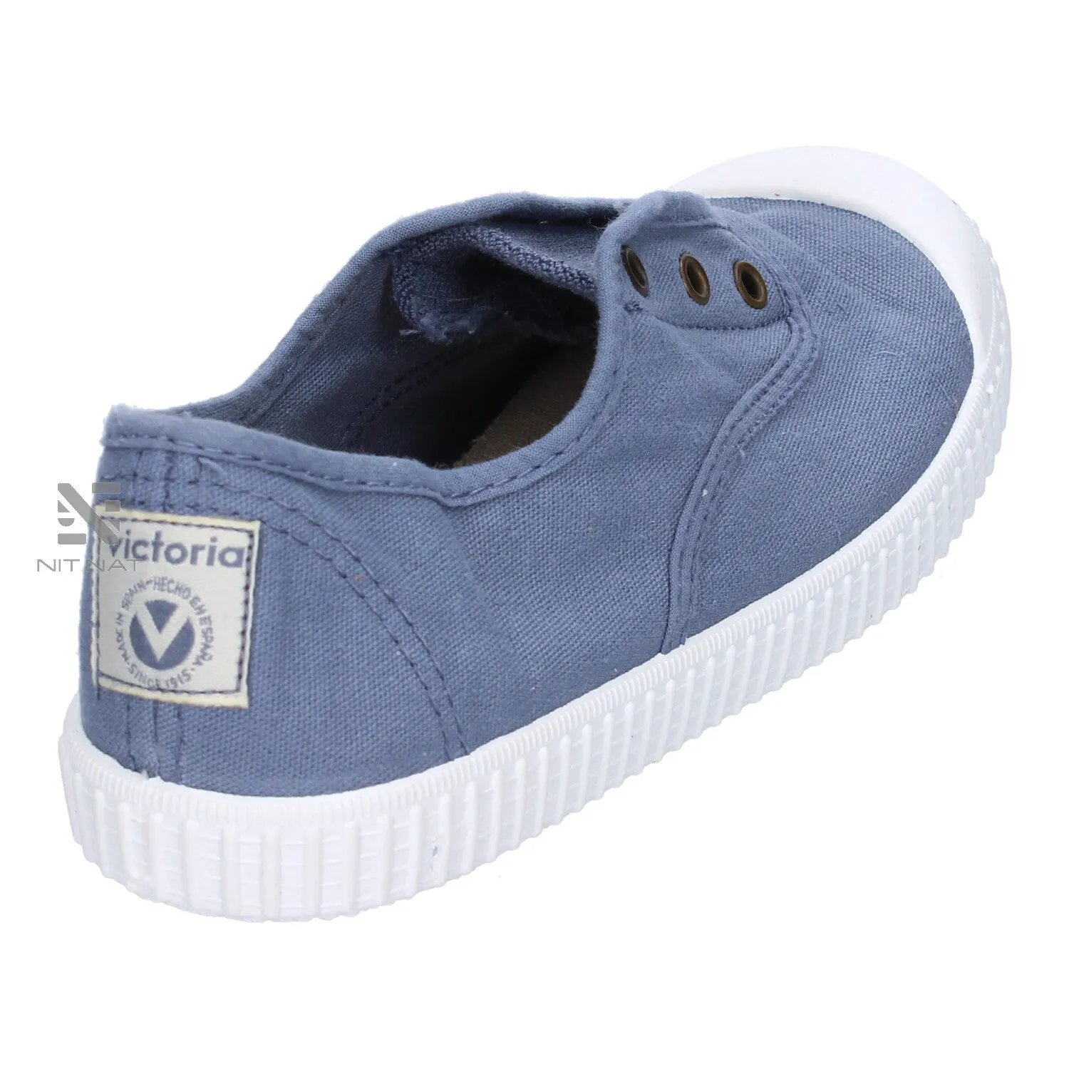 Zapatillas lona Drec Elástico Azul Victoria