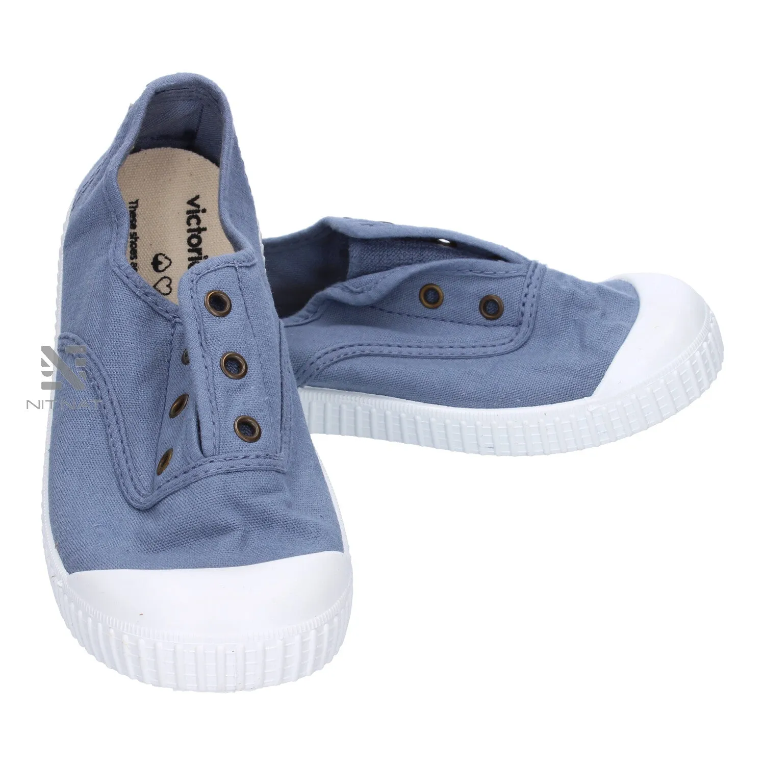 Zapatillas lona Drec Elástico Azul Victoria