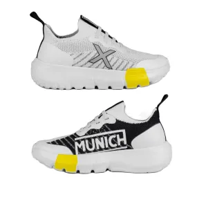 ZAPATILLAS MUNICH JONY KID 01 BLANCO NEGRO 8023001