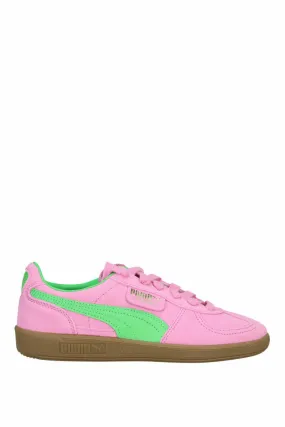 Zapatillas palermo fucsia con verde