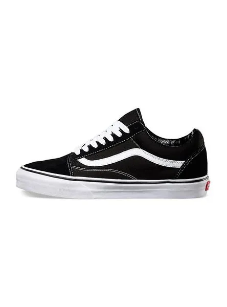 Zapatillas Vans negras Old Skool negras para hombre y mujer