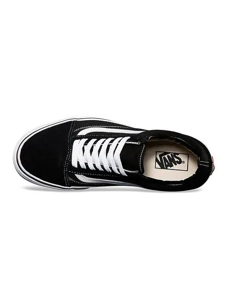 Zapatillas Vans negras Old Skool negras para hombre y mujer