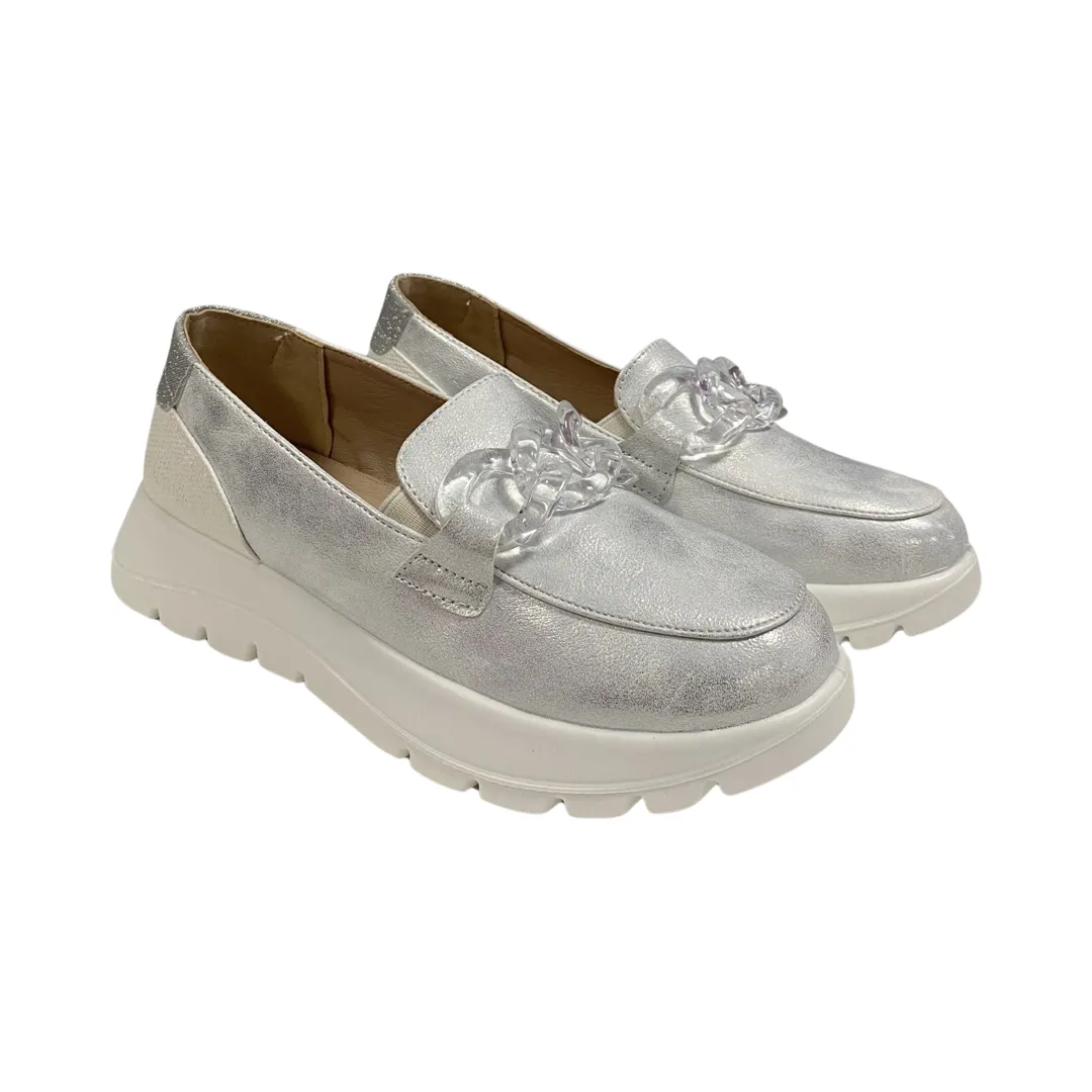 ZAPATO MUJER MYSOFT 24M266 PLATA