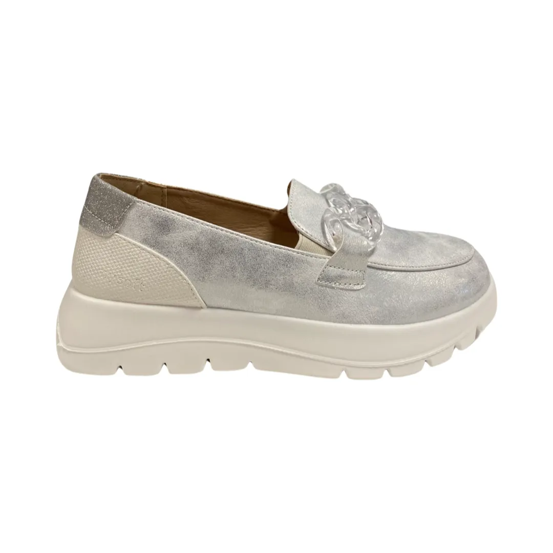 ZAPATO MUJER MYSOFT 24M266 PLATA