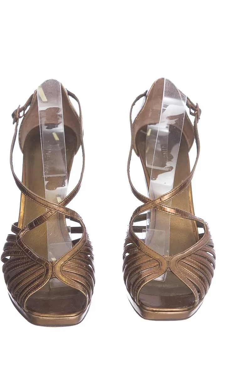 Zapatos color Bronce - Nine West