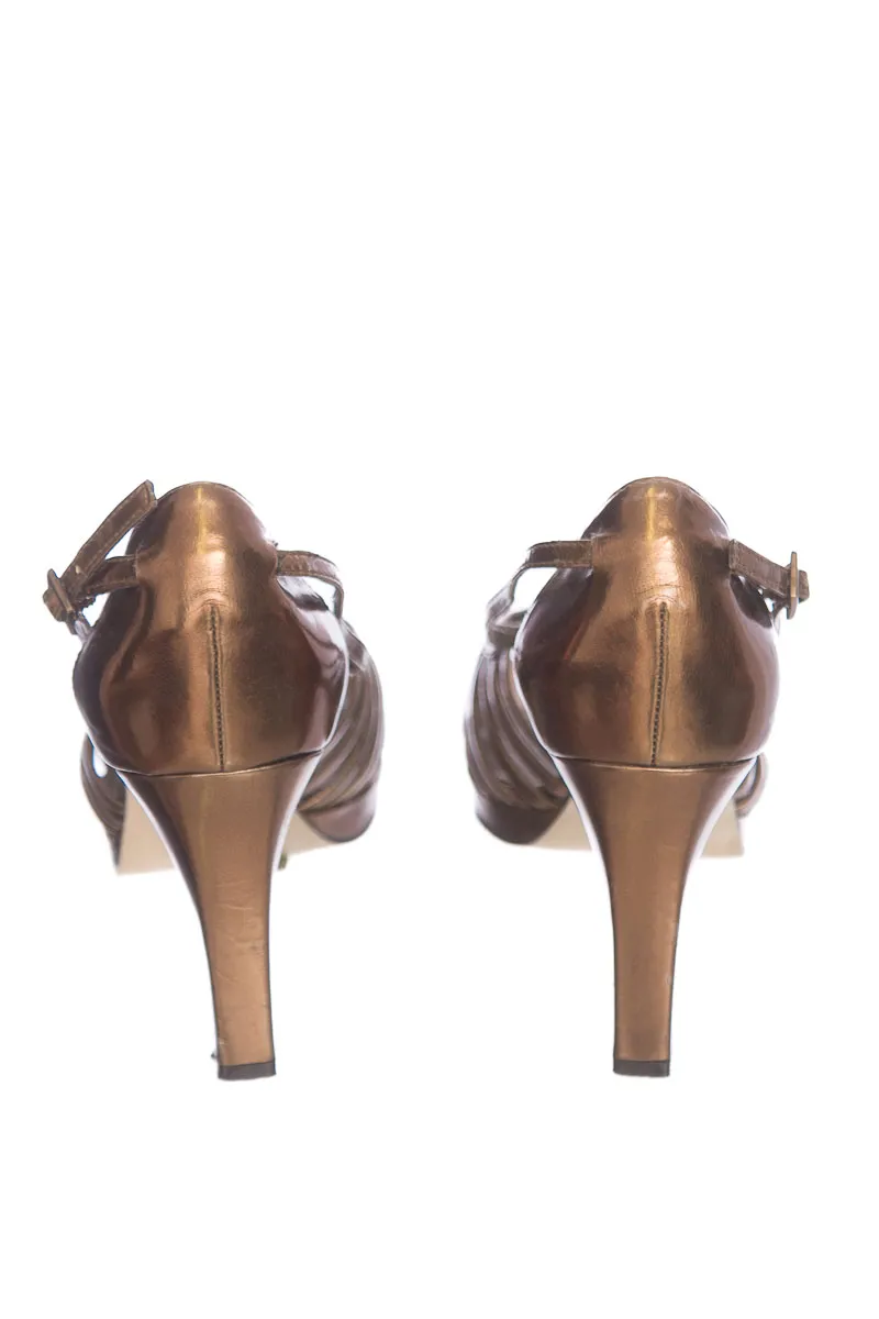 Zapatos color Bronce - Nine West