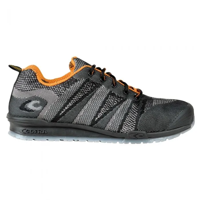 Zapatos de seguridad Cofra Fluent Black/Orange S1 P SRC