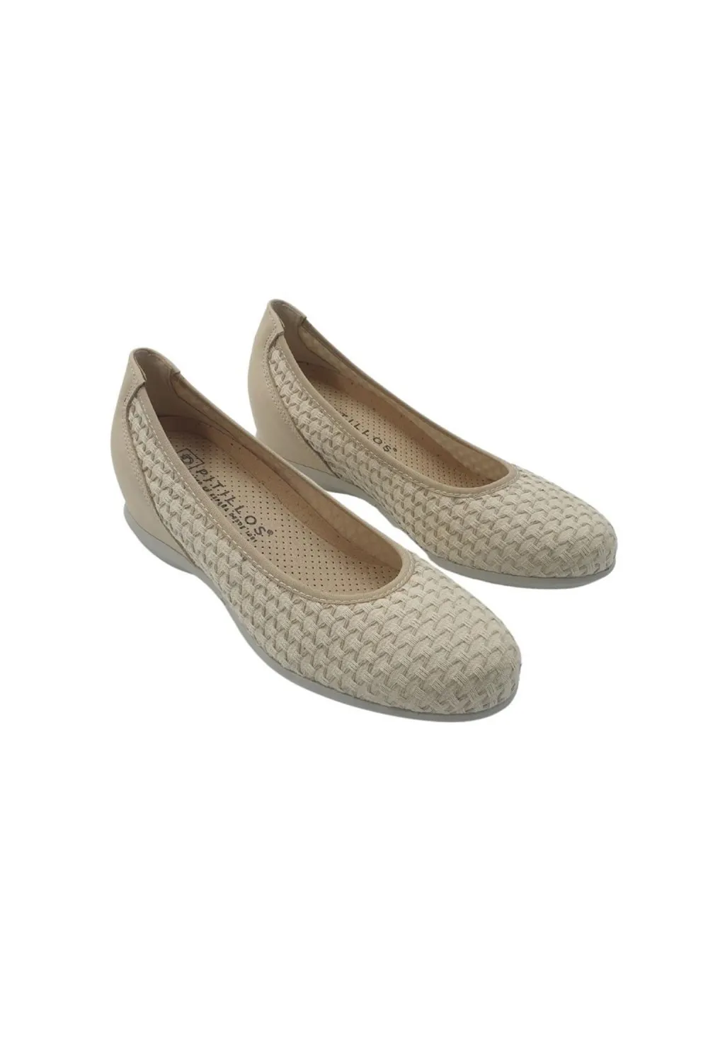 Zapatos mujer pitillos beige 3401