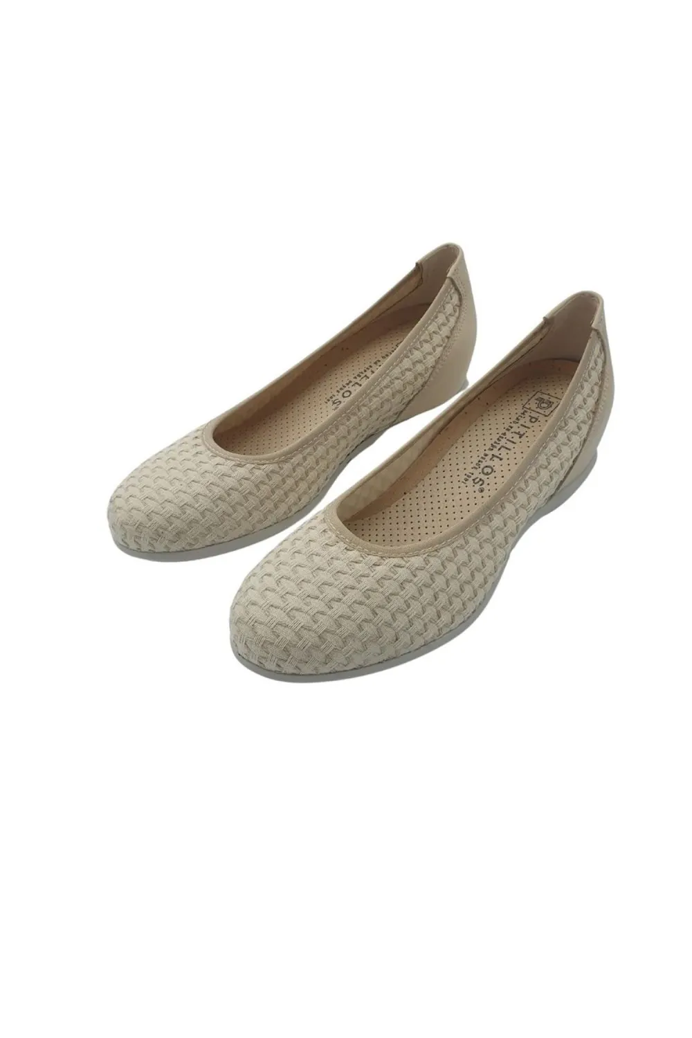 Zapatos mujer pitillos beige 3401