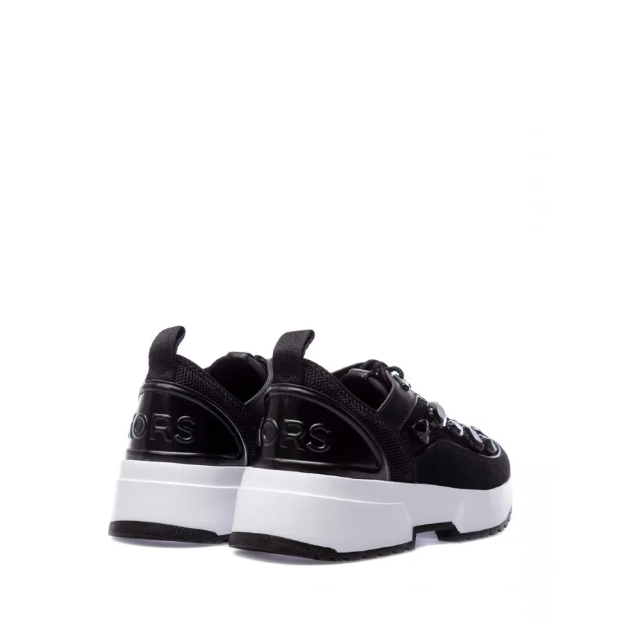 Zapatos Mujeres Sneakers MICHAEL KORS Chaplin Black Cuero Negro