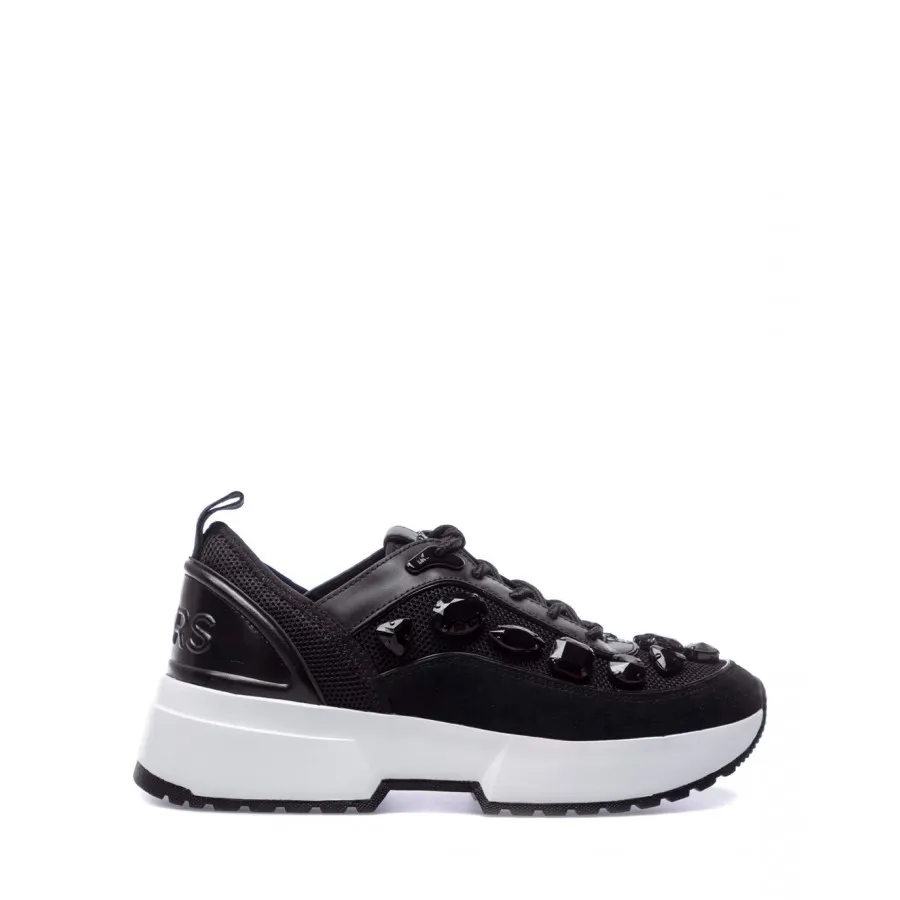 Zapatos Mujeres Sneakers MICHAEL KORS Chaplin Black Cuero Negro