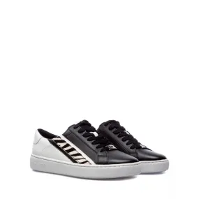 Zapatos Mujeres Sneakers MICHAEL KORS Slade Blk Opt Wht Cuero