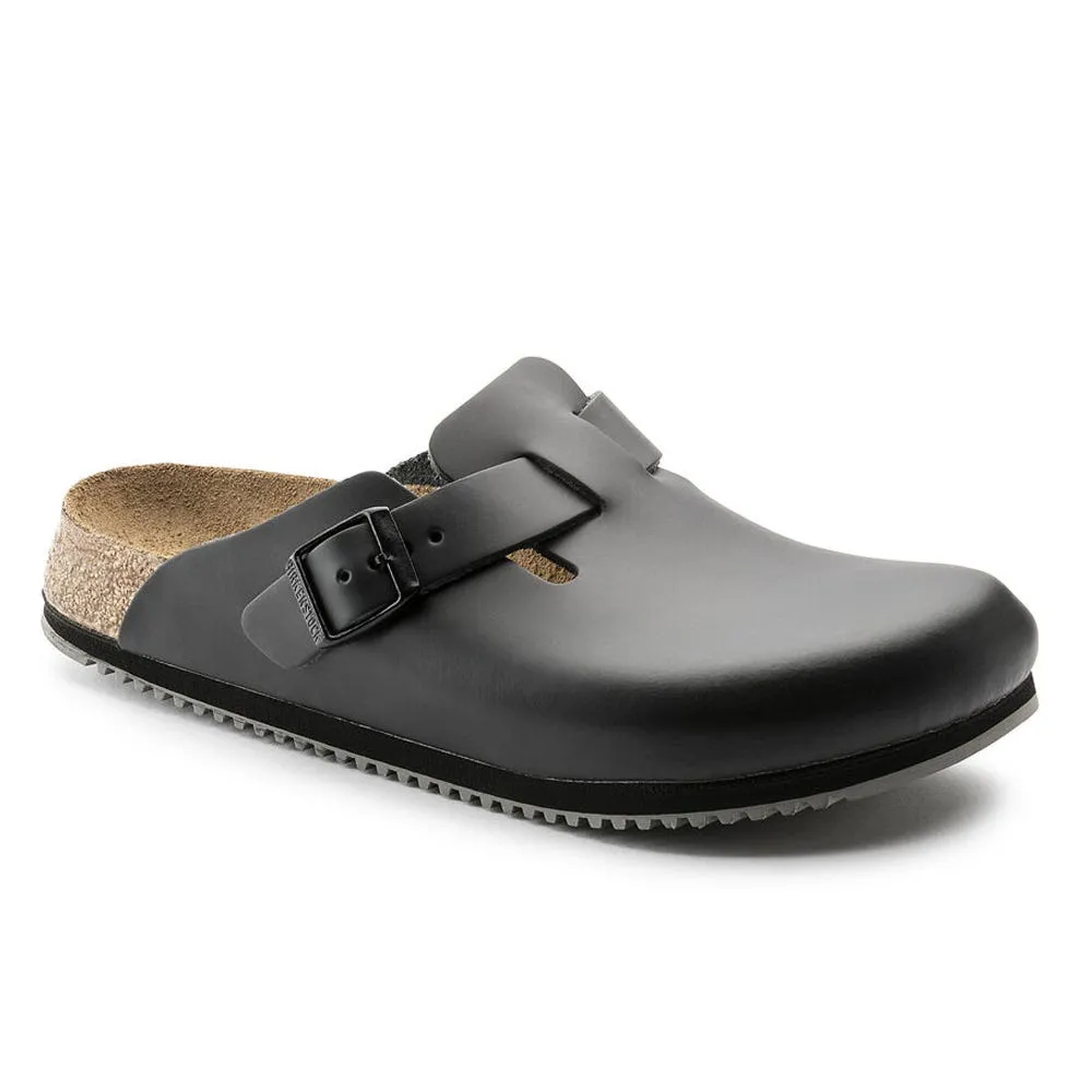 Zueco Birkenstock Boston SL NL Black - Horma estrecha