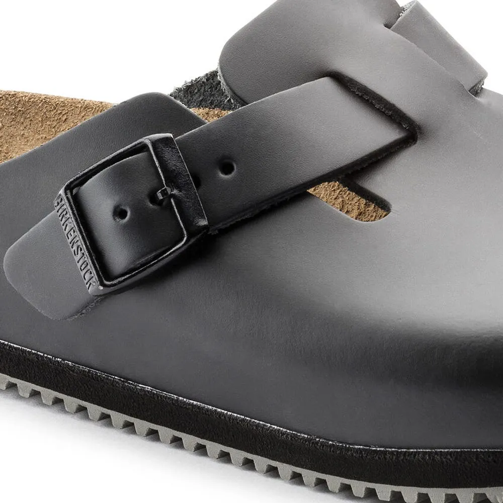 Zueco Birkenstock Boston SL NL Black - Horma estrecha